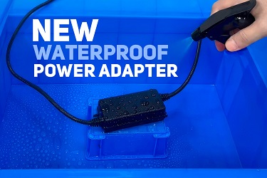 Meet the new waterproof power adapter
