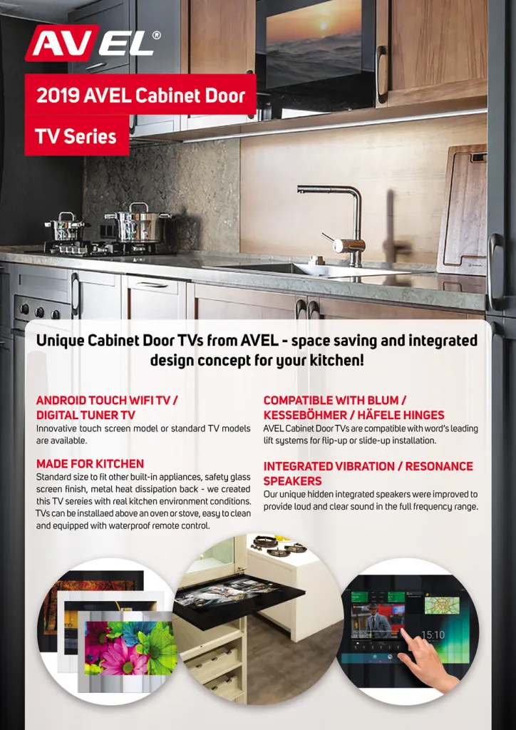 AVEL 2019 cabinet door TV series brochure