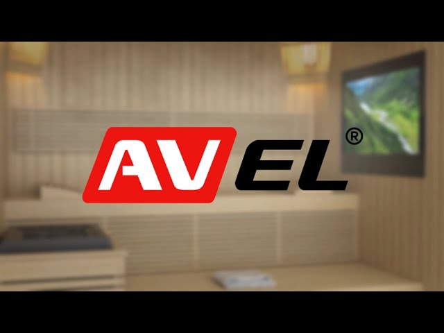 AVEL logo – video about sauna TVs