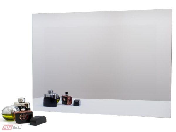 AVEL AVS240SM magic mirror TV with the screen off