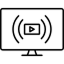 Smart TV streaming icon