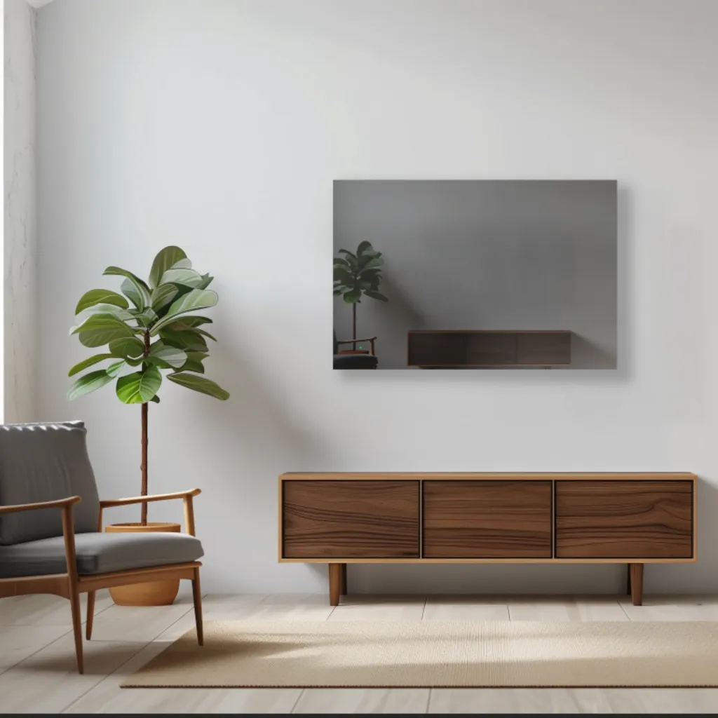 A Magic Mirror Television replaces your old TV and opens up the room