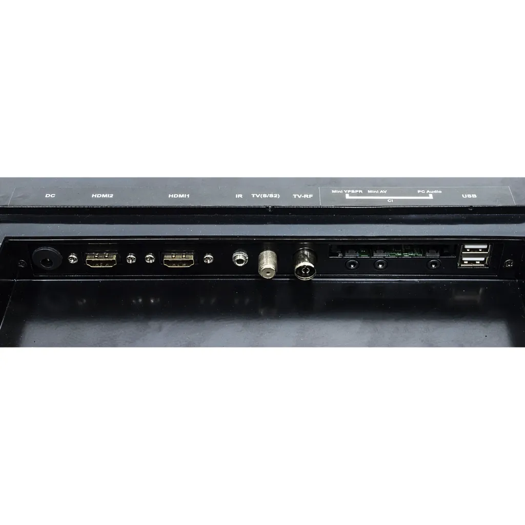 Parallel AV Televisions provide the inputs and outputs you'd expect from a mainstream television