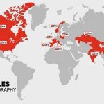 World map of AVEL sales geography