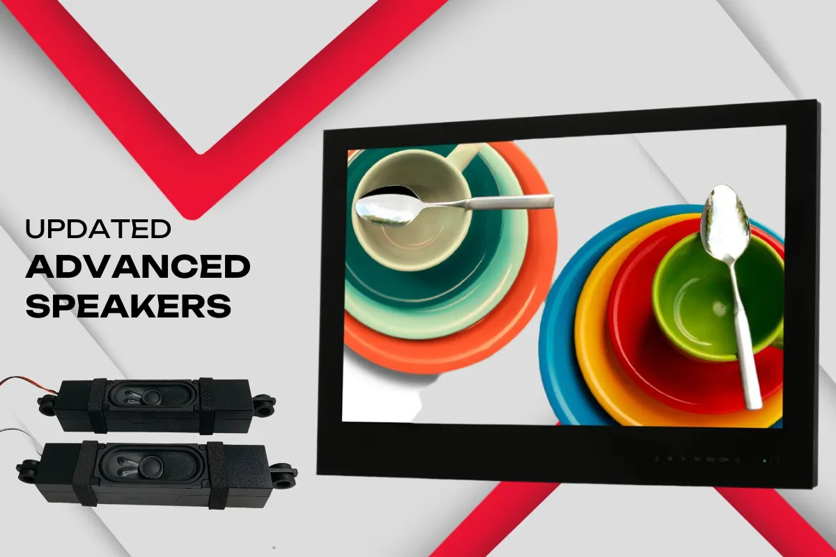 Updated advanced speakers for AVEL kitchen TVs