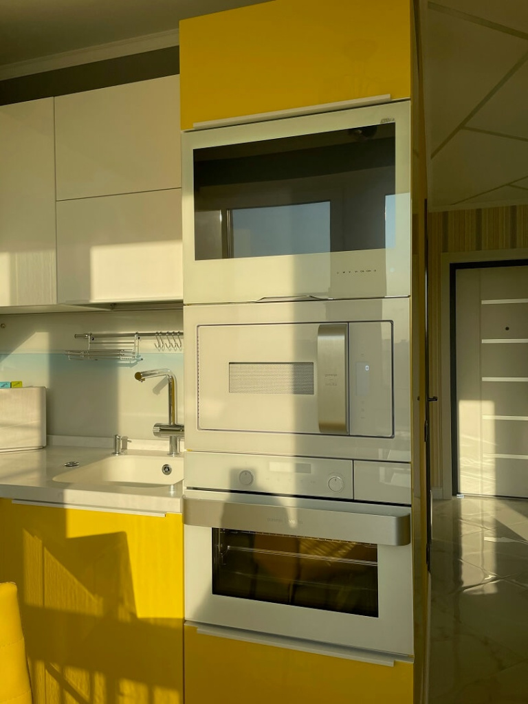 TVs in customers' kitchens
