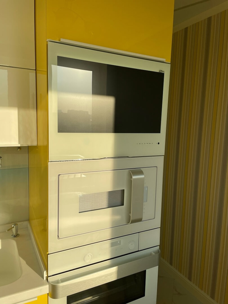 TVs in customers' kitchens